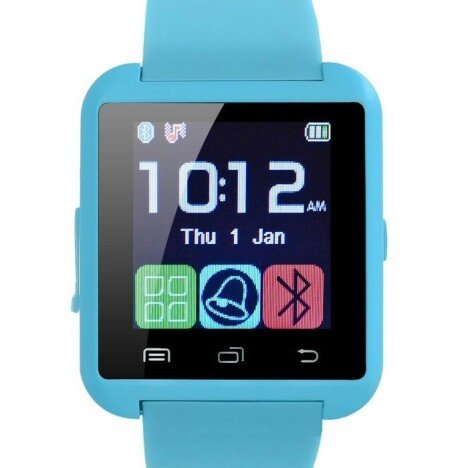 Smartwatch iUni U8+, BT, LCD 1.44 inch, Notificari, Light Blue