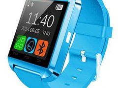 Smartwatch iUni U8+, BT, LCD 1.44 inch, Notificari, Light Blue